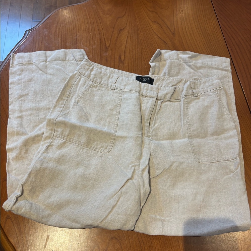 Talbots Linen pants - Picture 3 of 4